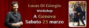 Workshop Lucas Di Giorgio: a Genova, sabato 25 marzo