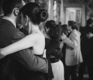Lezione a scuola di tango